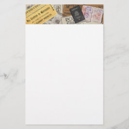 Ticketheader für den Reisepass Briefpapier