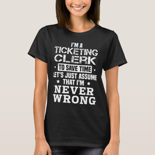 Ticketing Clerk T-Shirt (Vorderseite)