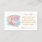 Ticketkarte für das schöne Ballerina Diaper Visitenkarte (Vorderseite)