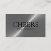 Ticketkarte für den Silbermetalleffekt Begleitkarte (Vorderseite)