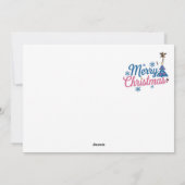 Ticketkarte für Freude: Pauschalreise Feiertagskarte (Rückseite)