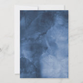 Tickets buchen | World Map Blue Save the Date (Rückseite)