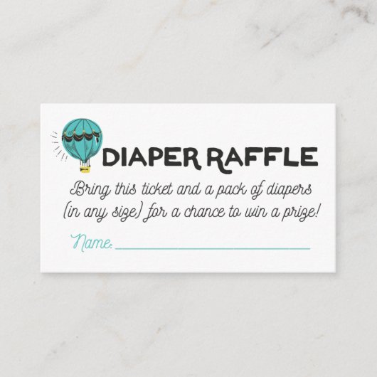 Tickets für Adventure Diaper Begleitkarte (Vorderseite)