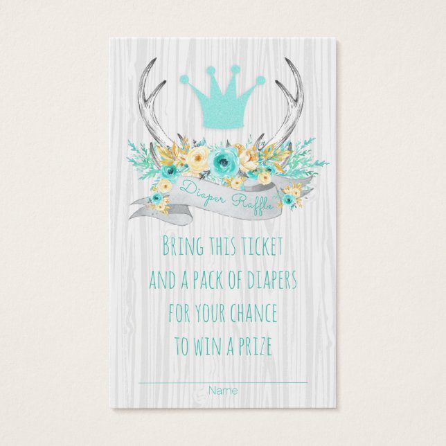 Tickets für Boho Princess Antler Tribal Diaper (Vorderseite)