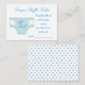 Tickets für das Blue Diaper Begleitkarte (Vorne/Hinten)