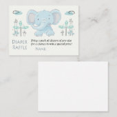 Tickets für das Blue Elefant Diaper Raffle (Vorne/Hinten)