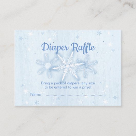 Tickets für das Blue Snowflake Diaper (Vorderseite)