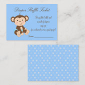 Tickets für das Windelwappen des Blauen Affen Begleitkarte (Vorne/Hinten)