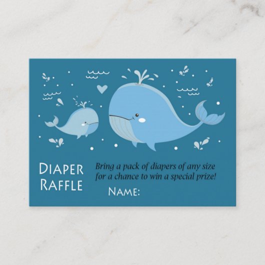 Tickets für den Blue Whale Diaper (Vorderseite)