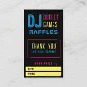 Tickets für Stag und Doe Party Fundraiser (Rückseite)