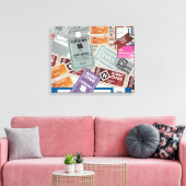Tickets Leinwanddruck (Insitu (Wohnzimmer))