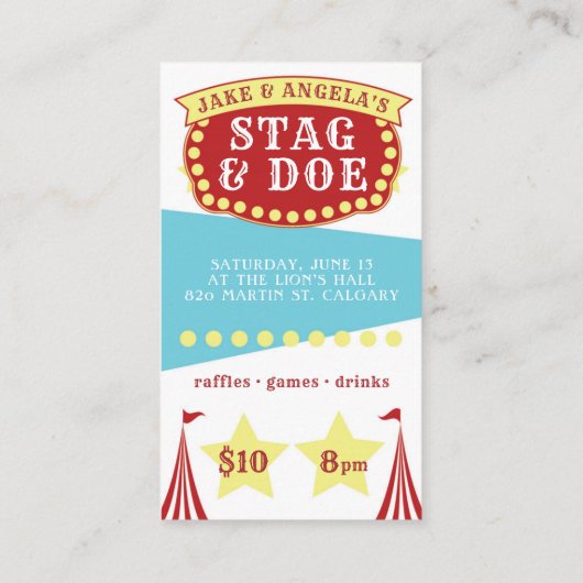 Tickets zum Thema Karneval (Rückseite)