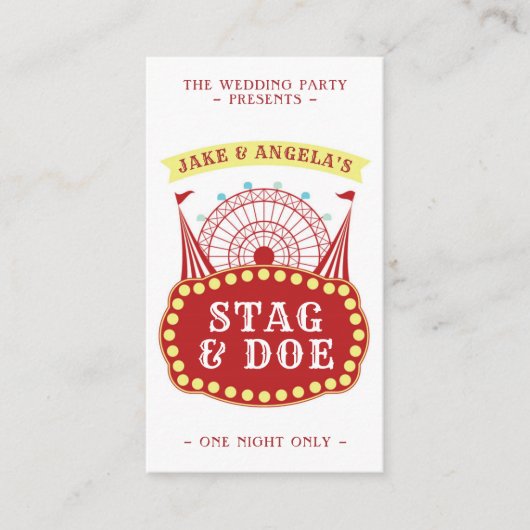 Tickets zum Thema Karneval (Vorderseite)