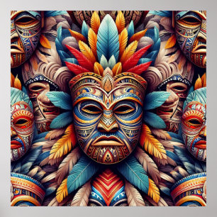 Ticki-Maske Poster