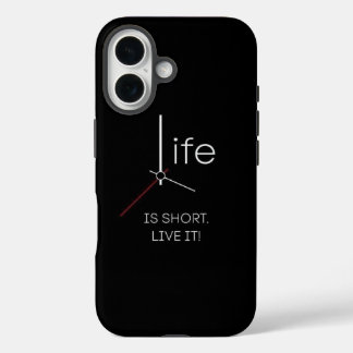 Ticking Truth: Das Leben ist kurz - Handyhülle iPhone 16 Hülle