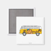 Tickle-Bus Magnet (Vorderseite/Rückseite)