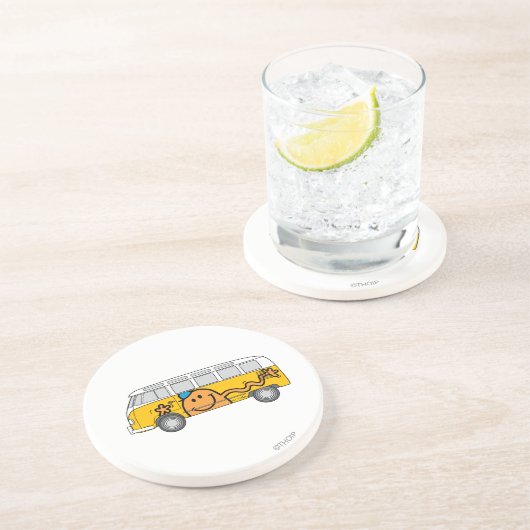 Tickle-Bus Sandstein Untersetzer (Seite)