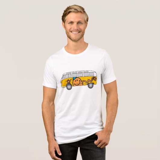 Tickle-Bus Tri-Blend Shirt (Vorderseite voll)