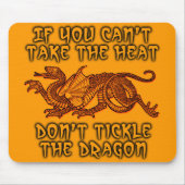 Tickle den Drache lustigen Mousepad Spaß (Vorne)