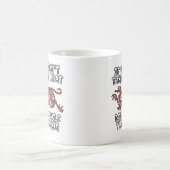 Tickle den Drache-lustigen Tassen-Spaß Kaffeetasse (Mittel)