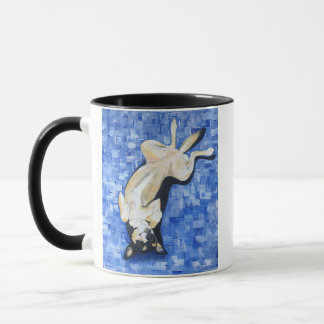 Tickle meinen Bauch Kelpie-Hundeentwurf Tasse