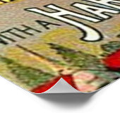 Tickle the Earth - Viktorianische Karte Poster (Ecke)