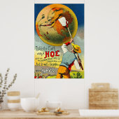 Tickle the Earth - Viktorianische Karte Poster (Küche)