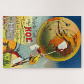 Tickle the Earth - Viktorianische Karte Puzzle (Horizontal)