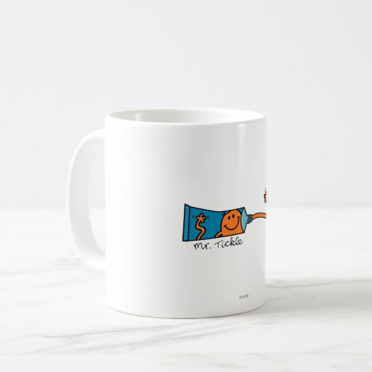 Tickle Toothpaste Kaffeetasse (Vorderseite Links)