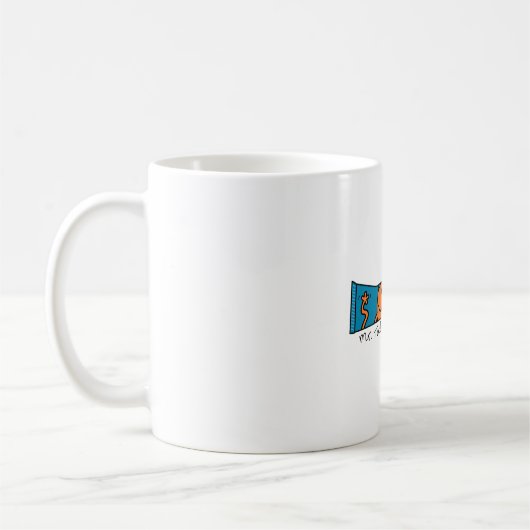 Tickle Toothpaste Kaffeetasse (Links)