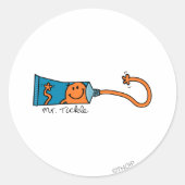 Tickle Toothpaste Runder Aufkleber (Vorderseite)