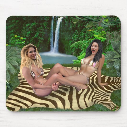 TICKLE WRESTLING BABES MOUSEPAD (Vorne)