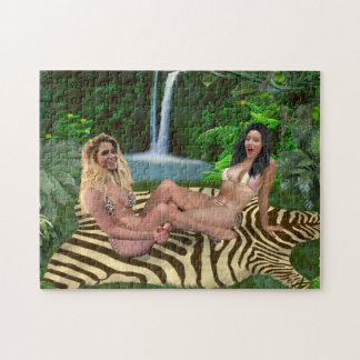 TICKLE WRESTLING BABES PUZZLE