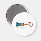Tickle Zahnpasta Magnet (Vorderseite/Rückseite)