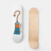 Tickle Zahnpasta Skateboard (Vorderseite)