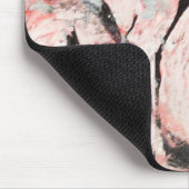 Tickled rosa Mausunterlage Mousepad (Ecke)