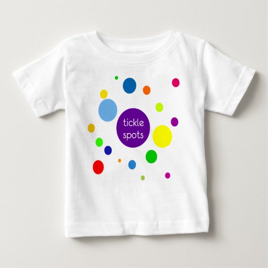 Ticklestellen Baby T-shirt (Vorderseite)