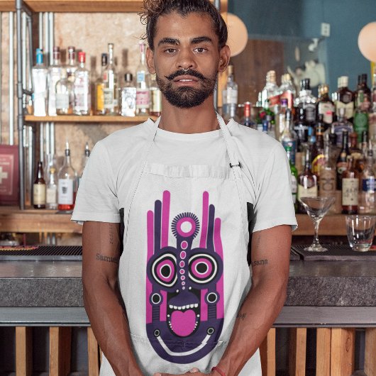 Tickommaske Schürze