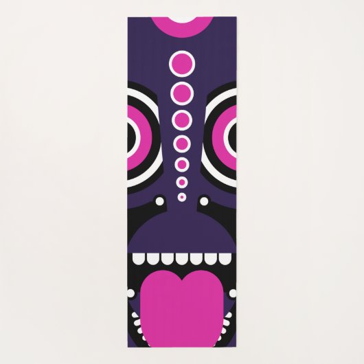 Tickommaske Yogamatte (Rückseite)