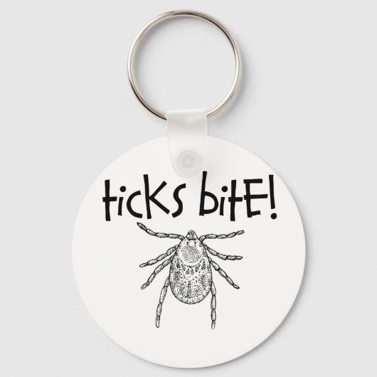 Ticks Biss! Schlüsselanhänger (Vorderseite)