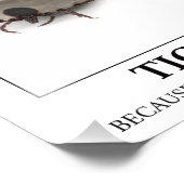 Ticks, weil die Natur uns hasst - Parasitenspass Fotodruck (Ecke)