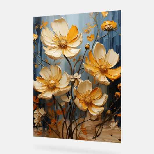 Tickseed - Impasto Floral Acrylschild (Winkel)