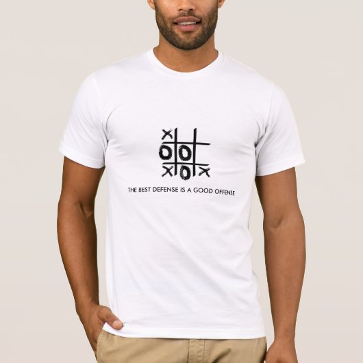 TICTACTOE, DIE BESTE VERTEIDIGUNG IST EINE GUTE T-Shirt (Vorderseite)