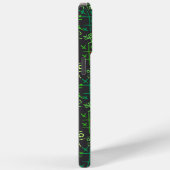 tictactoe pattern.GREEN.B2 DGrey BG Case-Mate iPhone Hülle (Rückseite / Rechts)