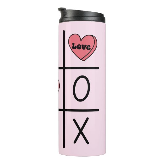 TicTacToe Thermosbecher (Nach rechts gedreht)