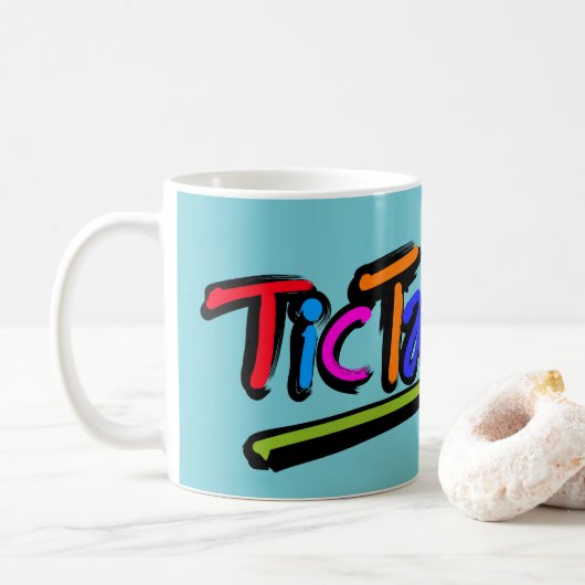 TicTastic! Tasse, zum Ihres tics zu feiern Kaffeetasse (Mit Donut)