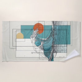 Tidal Balance Beach Handtuch