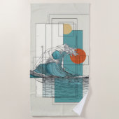 Tidal Balance Beach Handtuch (Vorderseite)