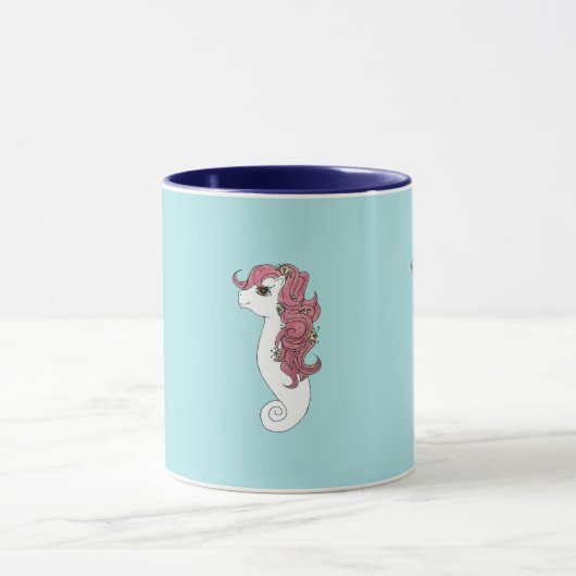 Tidal Bloom Sea Pony - G1 Inspired My Little Pony Tasse (Zentrum)