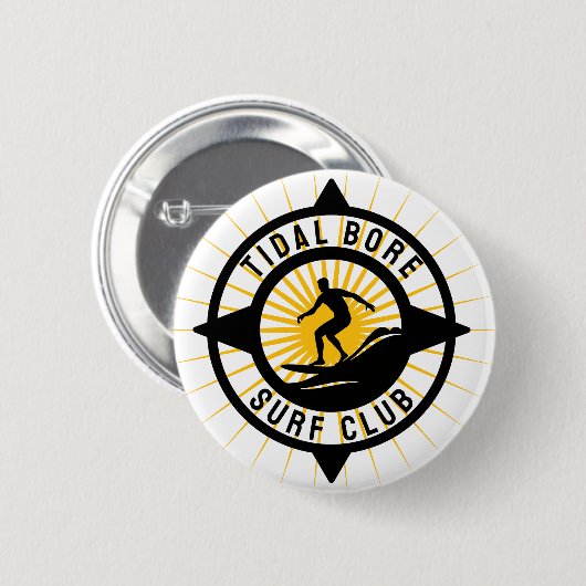 Tidal Bore Surfe Club Button (Vorne & Hinten)
